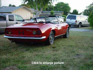 FIAT Dino Spyder Back View